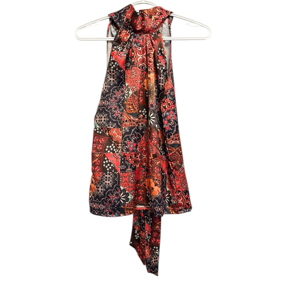 14. Rachel Zoe NWT Patchwork Halter Top